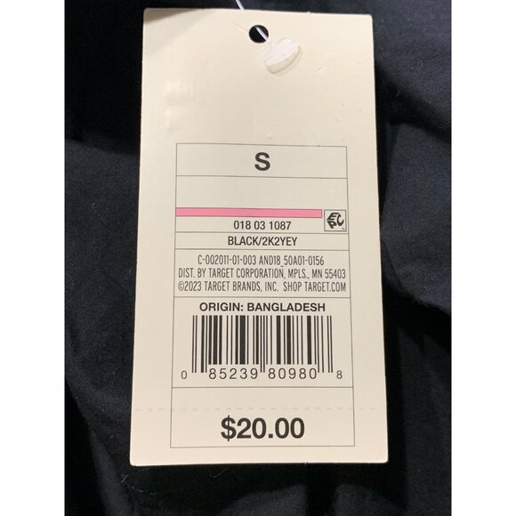 Small - Womens Sleeveless Shift Mini Dress - A New Day - Black - Picture 3 of 6